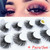 Rejea 4 Pair 3D Faux Mink Hair False Eyelashes Natural/Thick Long Multilayers Thick Mink Eye Lashes Makeup Cruelty-free Fake Eyalash
