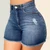 Rejea Plus Size Jeans Shorts Women Summer High Waisted Denim Shorts Jeans Women Short New Femme Push Up Skinny Slim Denim Shorts