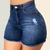 Rejea Plus Size Jeans Shorts Women Summer High Waisted Denim Shorts Jeans Women Short New Femme Push Up Skinny Slim Denim Shorts