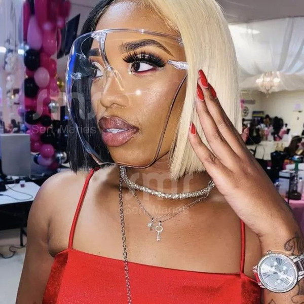 Rejea Men's Women's Faceshield Protective Glasses Goggles Safety Blocc Glasses Anti-Spray Mask Protective Goggle Glass Sunglasses