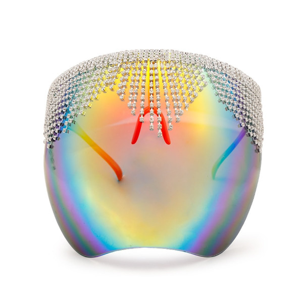 Rejea Faceshield Protective Glasses Women Men Diamond Goggles Safety Glasses Anti-Spray Mask Protective Goggle Glass Sunglasses