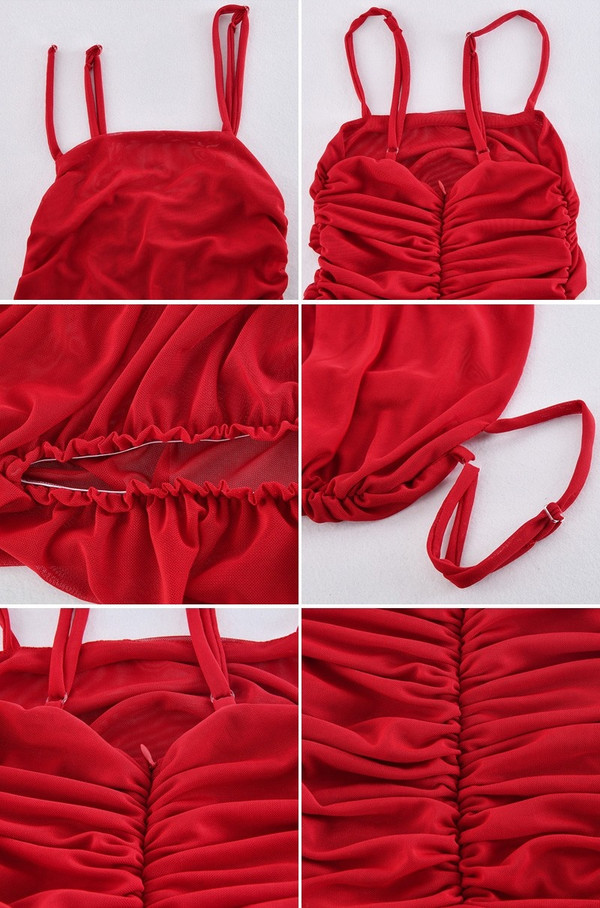 Rejea Ruched Sheer Sexy Party Dress Women Strapless Slit Long Maxi Dress Elgant Summer Autumn Bodycon Club Wear Vestidos