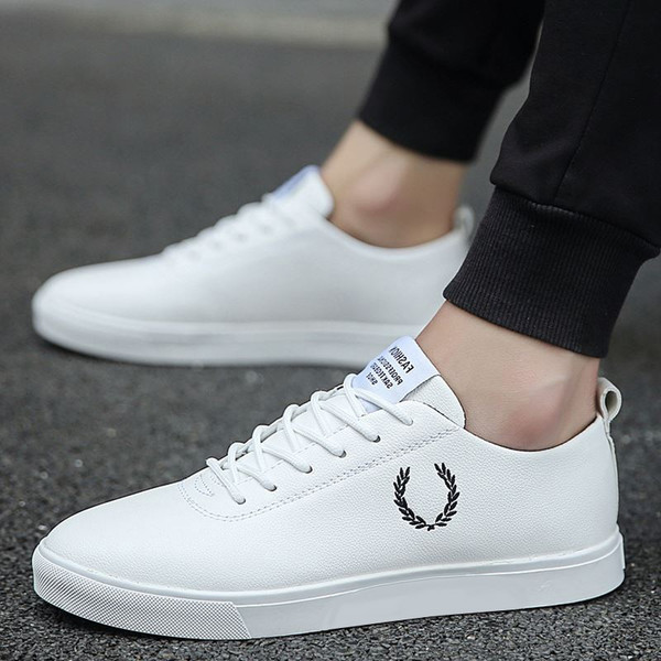 Rejea Spring Autumn White Shoes Men Shoes Men's Casual Shoes Fashion Sneakers Street Cool Man Flat Shoes Footwear zapatos de hombre