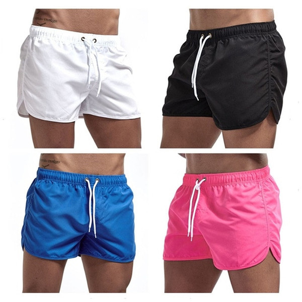 Rejea Men Swimsuit Beach Sport Swim Trunks Mens Surf Swimming Shorts For Men Swimwear Boxer Quick Drying Briefs Zwembroek Heren