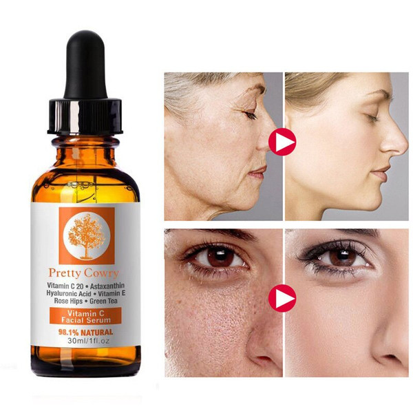 Rejea Vitamin C Natural Face Serum Hyaluronic Acid Anti Wrinkle Anti Aging Moisturizng Skin Care Face Essence Skin Care TSLM1