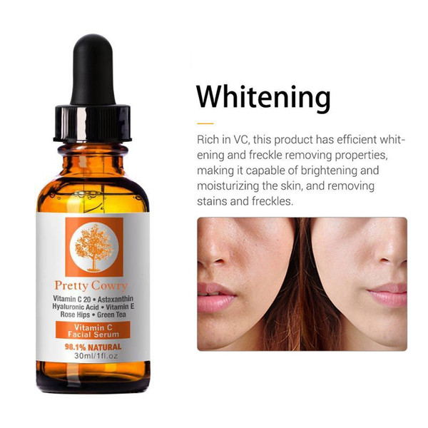 Rejea Vitamin C Natural Face Serum Hyaluronic Acid Anti Wrinkle Anti Aging Moisturizng Skin Care Face Essence Skin Care TSLM1