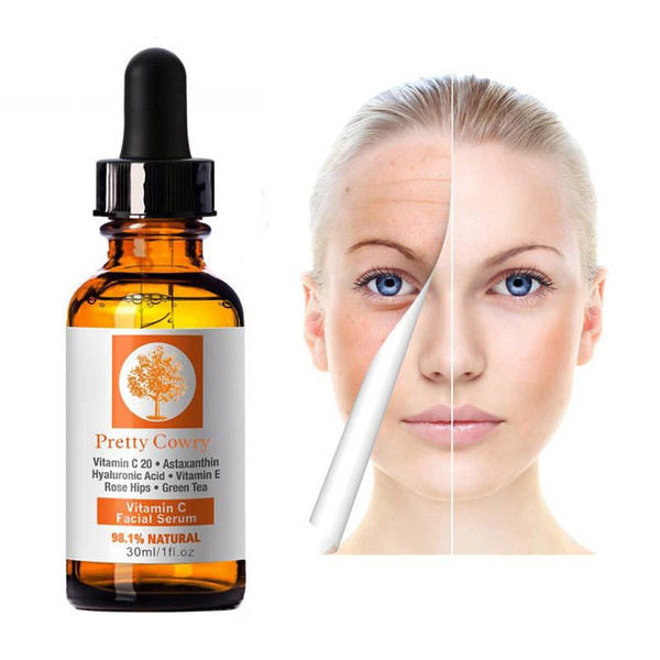Rejea Vitamin C Natural Face Serum Hyaluronic Acid Anti Wrinkle Anti Aging Moisturizng Skin Care Face Essence Skin Care TSLM1