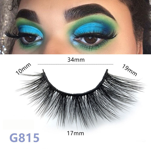 Rejea 5 Pairs/set 3D Mink False Eyelashes Thick Lashes Reusable Fake Eyelashes Fluffy HandMade Eyelashes Extension Eyalashes