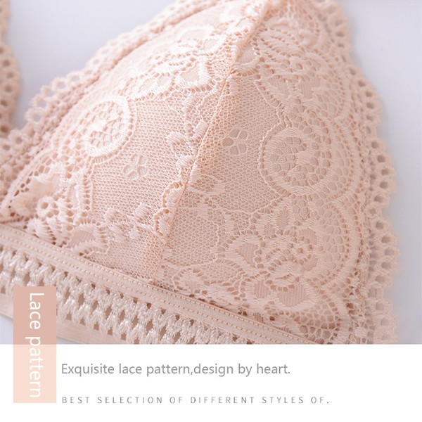 Rejea Push Up Bra Bralette Women Underwear Lingerie Sexy BH Seamless Lace Brassiere Pitted Without Underwire For Female