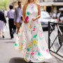 REJEA Women Vintage Halter Maxi Dress 2021 Bohemian Floral Print Sleeveless Off Shoulder Long Dress Elegant Party Vestidos 5XL