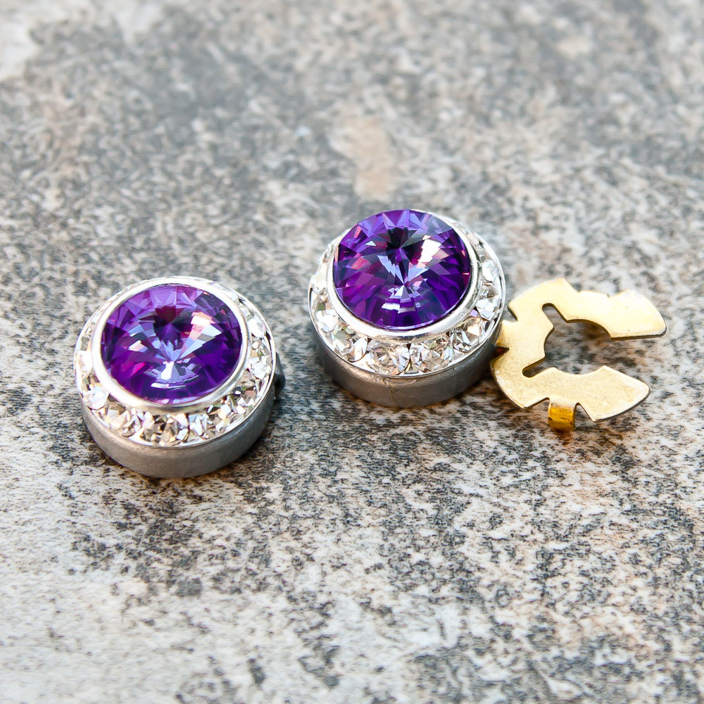 Shirt Cuff Button Covers, 25 colors, set of 2 (Faux Cufflinks) Show