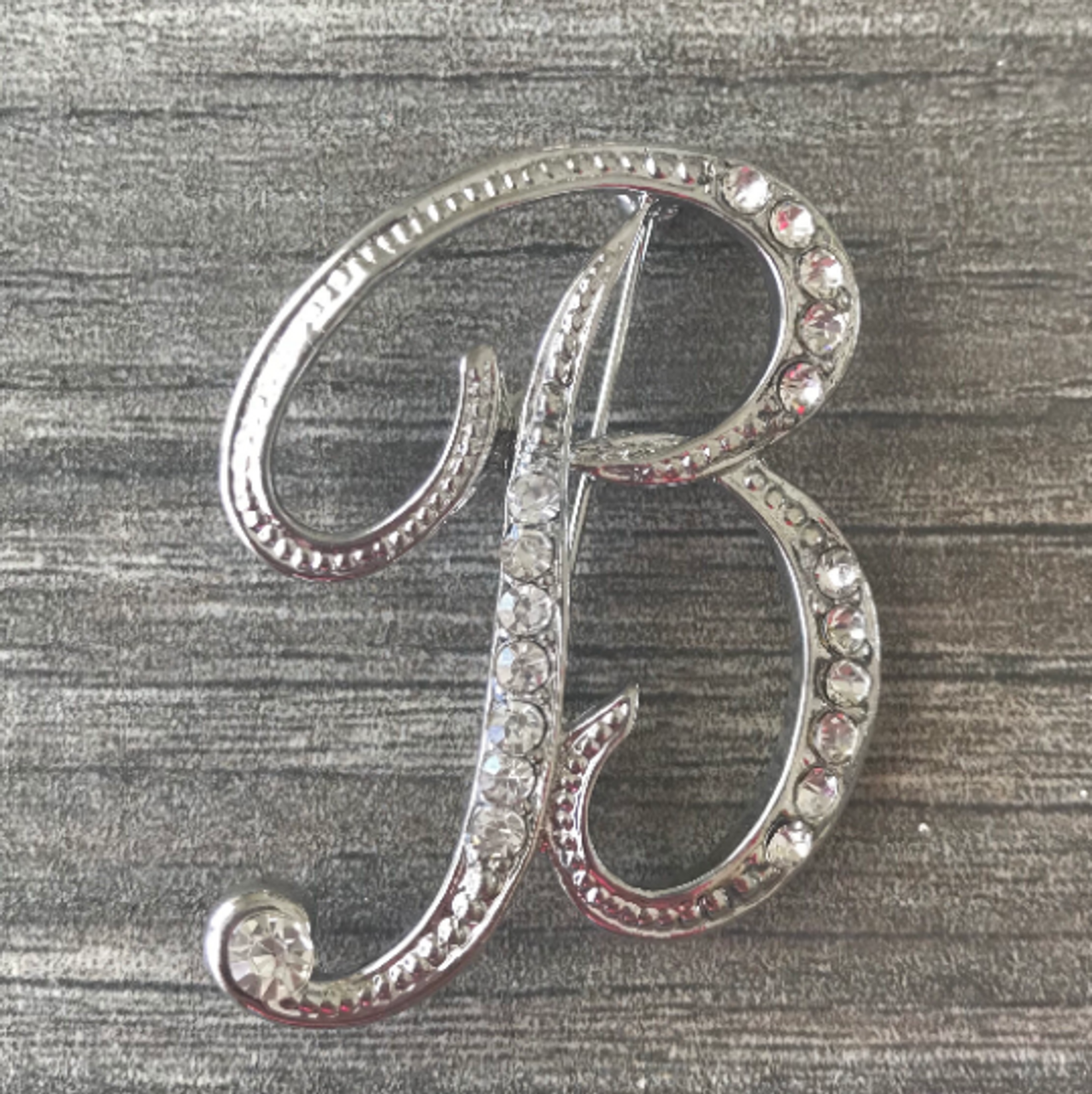 initial brooch pin