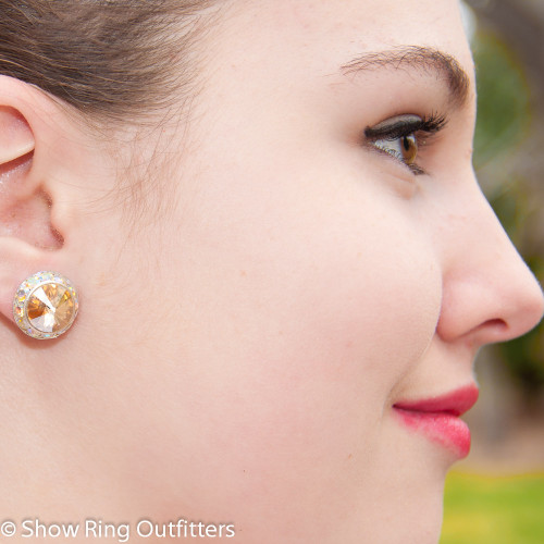 Buy Swarovski Dextera hoop earrings, Pavé, White, Rose-gold tone plated  Online in Singapore | iShopChangi