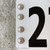 5-piece Large Crystal Number Magnets, 28 colors