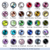 Horseshoe Magnetic Stock Pin, 28 colors