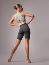 Move Dance Tanz-Radlerhose Confidence Schwarz Front 3 [Schwarz]