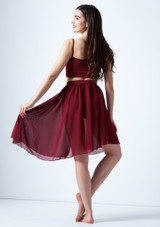 Move Dance asymmetrischer Contemporary-Halbrock Eris Tiefblau Back [Blau]