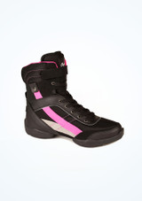 Capezio Tanz-Sneaker Battleboot - Pink Schwarz-Rosa 2 [Schwarz]