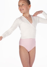 Repetto Mädchen Ballett-Wickeljacke Weiß Hauptsächlich [Weiß]