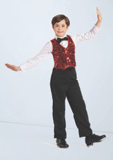 Weissman Boys Ultra Sparkle Vest Rot 2314 [Rot]