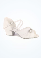 Freed Mädchen Standard-Tanzschuh Lyla - 4cm Weiß 2 [Weiß]