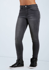 Weissman Frayed Skinny Jeans Schwarz [Schwarz]