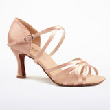 Capezio Rosa Tanzschuh - 7cm - Hautfarben Pfirsch Vorderseite [Rosa]