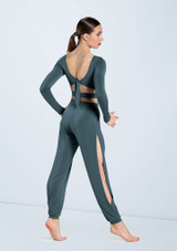 Weissman Knotted Back Crop Top