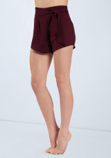 Weissman Tie Waist Shorts [Violett]