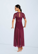 Weissman Power Mesh Maxi Overdress 2 [Black]