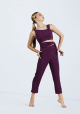 Weissman Cropped Cutout Jumpsuit [Violett]