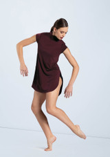 Weissman Mock Neck Tee Dress [Violett]