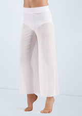 Weissman Mesh Culotte Pants Weiß [Weiß]