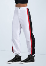 Weissman Sporty Stripe Jogger Pants Weiß [Weiß]