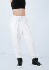 Weissman Cropped Harem Pants Weiß [Weiß]