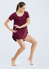 Weissman Oversized Favorite Tee Dress [Schwarz]