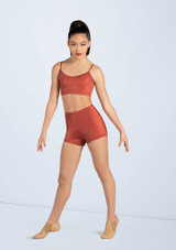Weissman Lustre Camisole Bra Top Kupfer [Braun]