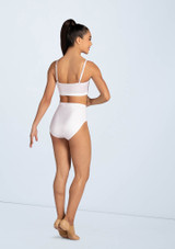 Weissman Lustre Camisole Bra Top Weiß [Weiß]