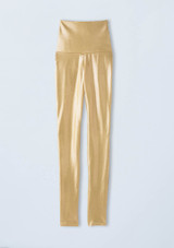 Weissman High Waist Metallic Leggings Gold [Gold]