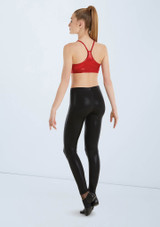 Weissman Metallic Racerback Bra Top Red [Red]