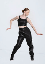 Weissman Faux Leather Jogger Pants