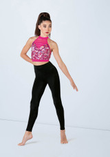 Weissman Ultra Sparkle Plunge Crop Top Lipstick [Bunt]