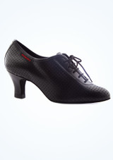 Supadance Damen Übungs- & Lehrerschuh zum Schnüren - 5 cm Schwarz Hauptsächlich [Schwarz]