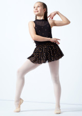 Bloch Stardust-Glitzer-Tutu Rosemary Schwarz Vorderseite 2 [Schwarz]