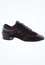 Supadance 9010 Herren Tanz-Übungsschuh mit geteilter Sohle - 2,5cm Schwarz Hauptsächlich 2 [Schwarz]