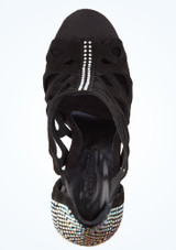 Port Dance Lara Tanzschuh 2.8" Schwarz Unten 2 [Schwarz]