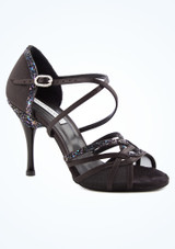 Port Dance Rhian Tanzschuh 3" Schwarz Unten 2 [Schwarz]