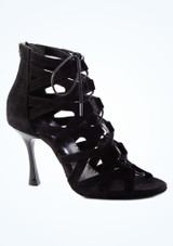 Port Dance Ana Dance Shoe 2.8" Black Top [Black]