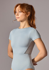 Move Dance Dolly Trikot mit Reißverschluss hinten Hellblau Front 8 [Blau]