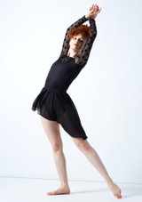 Move Dance Estelle Langarmtrikot Schwarz Vorderseite 2 [Schwarz]